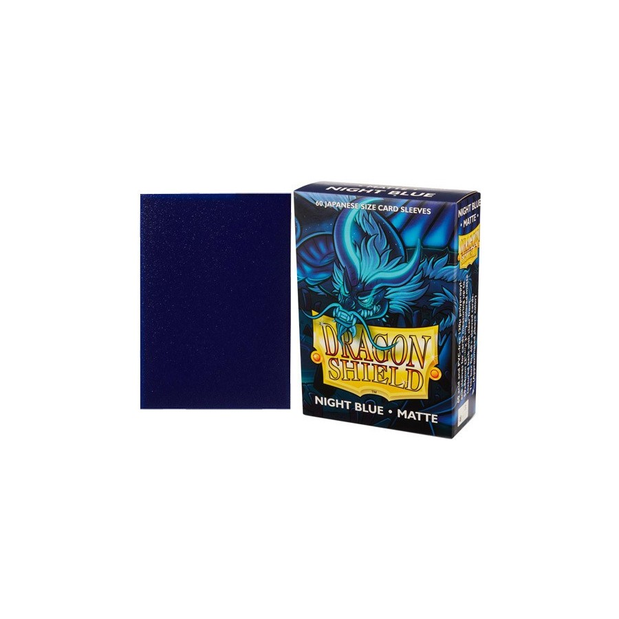 DRAGON SHIELD NIGHT BLUE SMALL MATTE SLEEVES 60CT