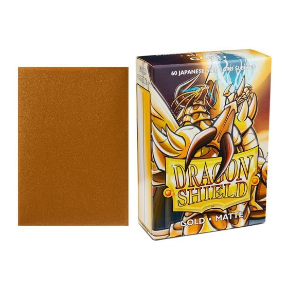 DRAGON SHIELD GOLD SMALL MATTE .60-CT