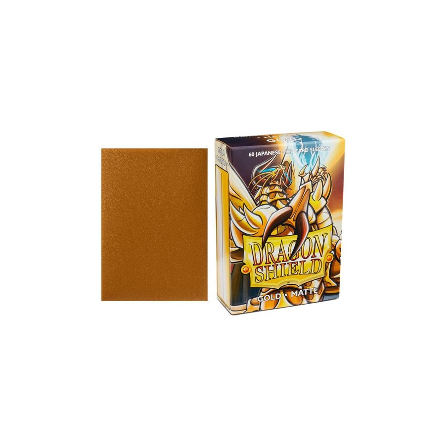 DRAGON SHIELD GOLD SMALL MATTE .60-CT