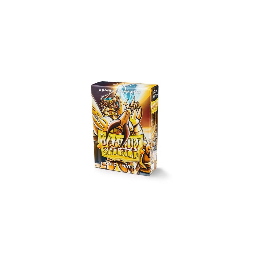 DRAGON SHIELD GOLD SMALL MATTE .60-CT