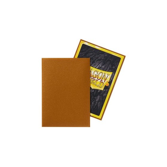 DRAGON SHIELD GOLD SMALL MATTE .60-CT