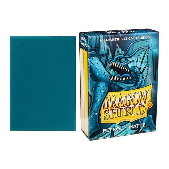 DRAGON SHIELD PETROL SMALL MATTE.60CT