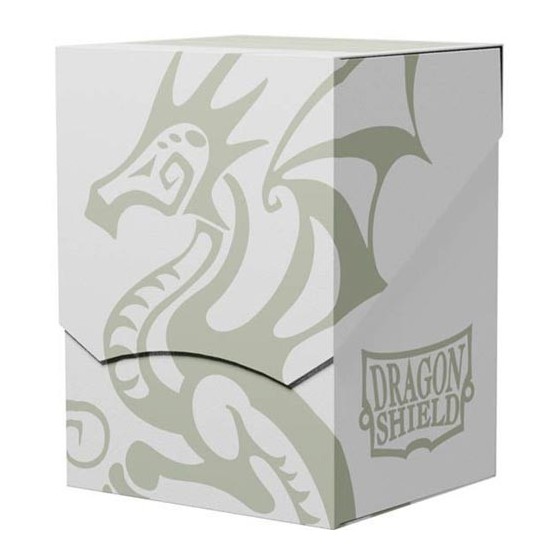 DRAGON SHIELD DECK SHELL WHITE/BLACK