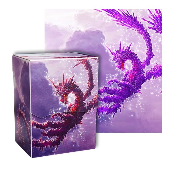 DRAGON SHIELD DECK SHELL RACAN CLEAR PURPLE