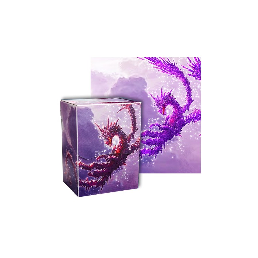 DRAGON SHIELD DECK SHELL RACAN CLEAR PURPLE