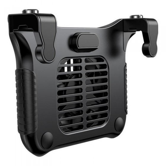 Baseus Cooling Heat Sink - Βάση Gamepad για Κινητά 4.7"- 6.5" με Ανεμιστήρα και Εξωτερικά Πλήκτρα - Black (SUCJLF-01)