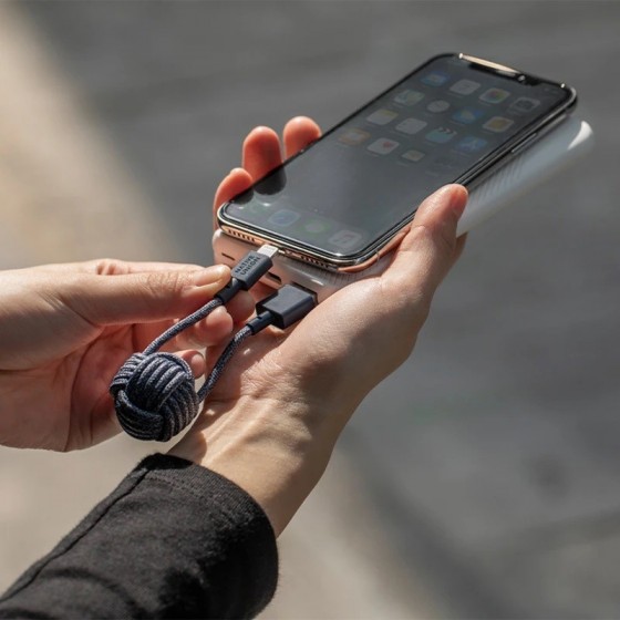 Καλώδιο Μπρελοκ Native Union USB to Lightning 0,15m (Rose)