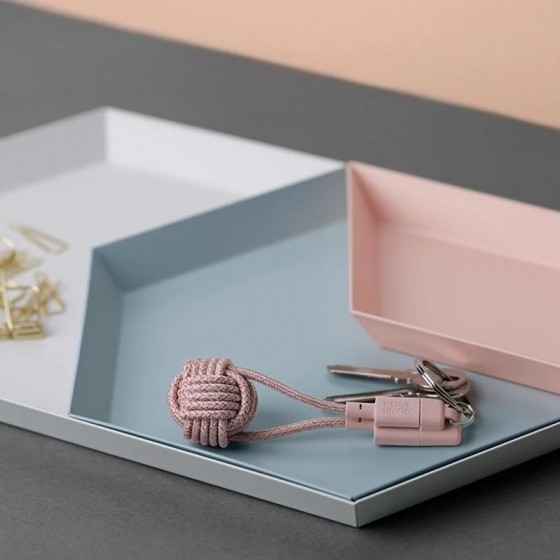 Καλώδιο Μπρελοκ Native Union USB to Lightning 0,15m (Rose)