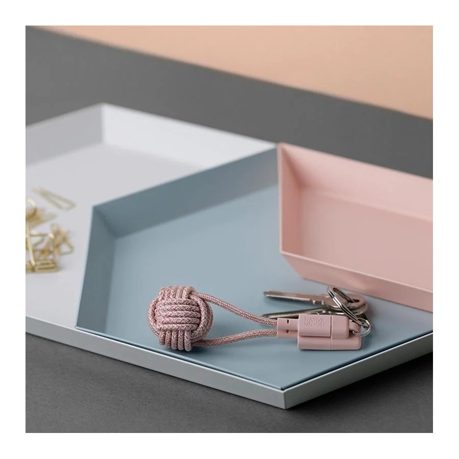 Καλώδιο Μπρελοκ Native Union USB to Lightning 0,15m (Rose)