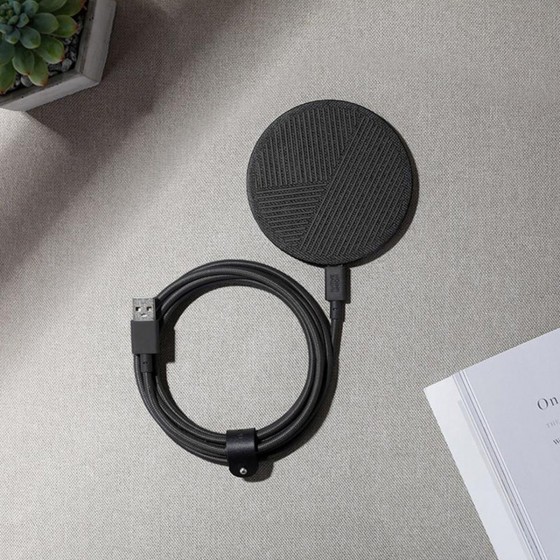 Native Union Wireless Charging Pad (Qi) Slate (Drop) 2Μέτρα καλώδιο