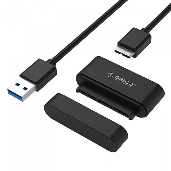 ORICO αντάπτορας SATA σε USB 3.0 για 2.5" HDD/SSD 20UTS, 5Gbps, μαύρος(20UTS-BK-BP)