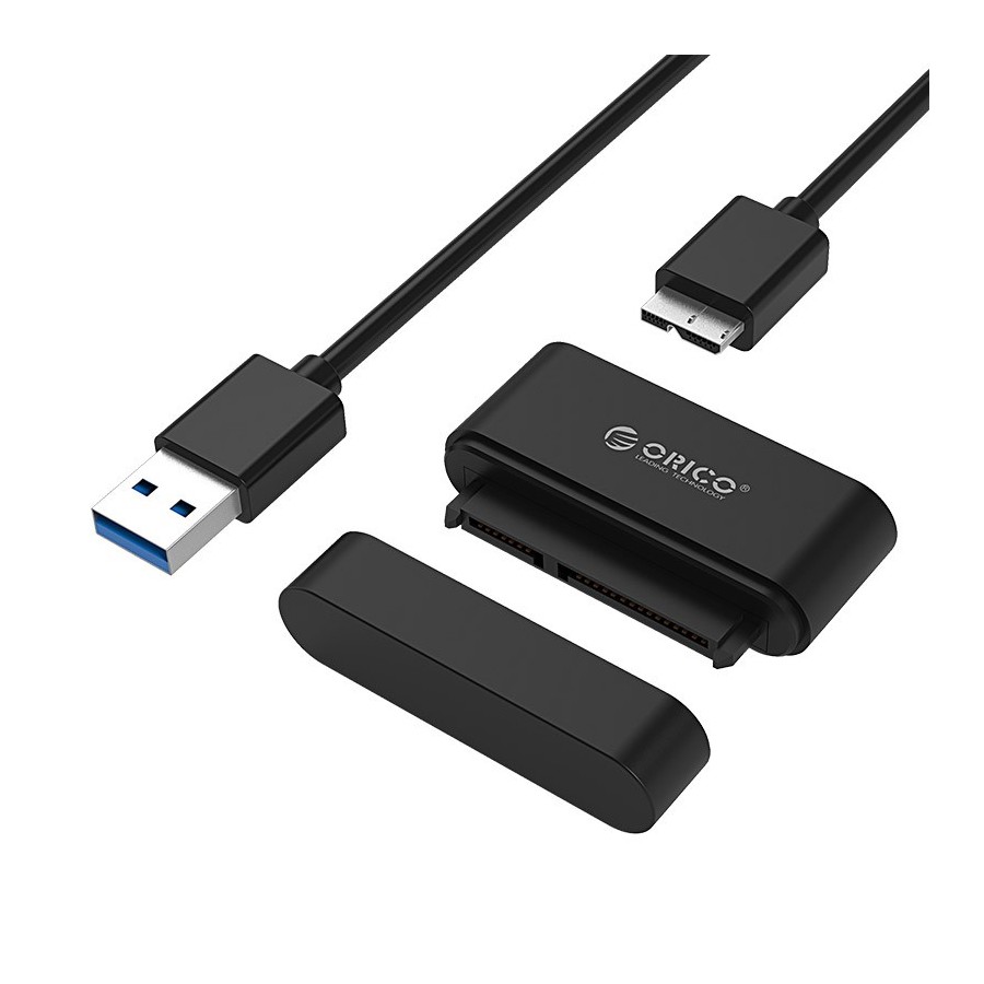 ORICO αντάπτορας SATA σε USB 3.0 για 2.5" HDD/SSD 20UTS, 5Gbps, μαύρος(20UTS-BK-BP)