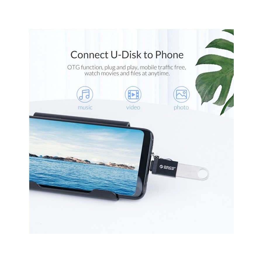 ORICO αντάπτορας USB Type-C σε USB 3.0 CBT-UT01, μαύρος(CBT-UT01-BK-BP)