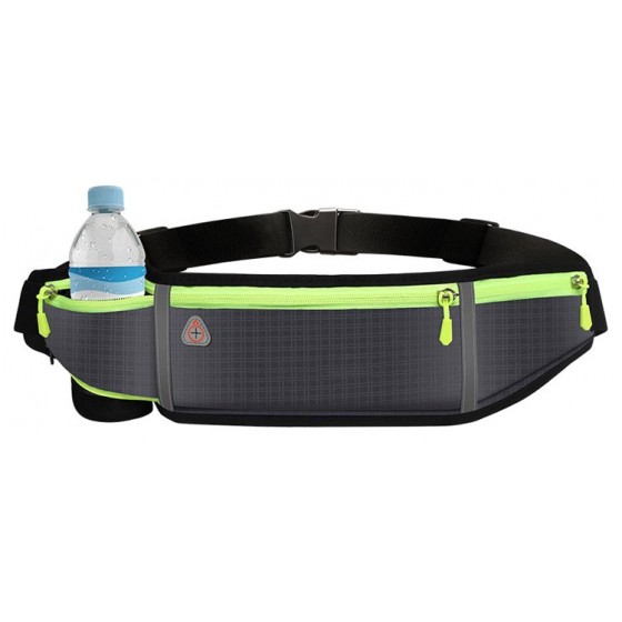 Τσάντα μέσης 68120, με ανακλαστικά, γκρι