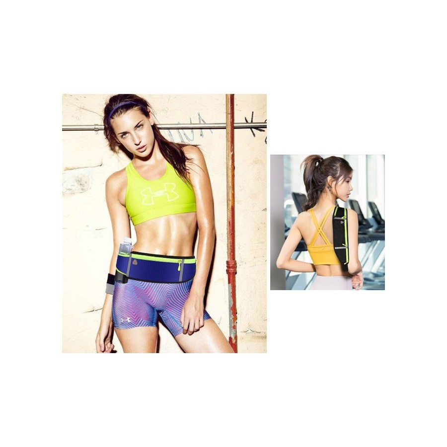 Τσάντα μέσης 68120, με ανακλαστικά, γκρι