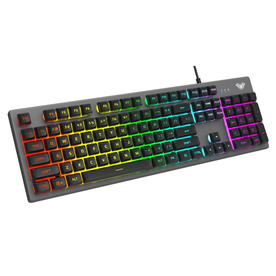 AULA Gaming πληκτρολόγιο US S2056, RGB, μαύρο-γκρι AUL-S2056