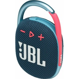 JBL Clip 4 Αδιάβροχο Ηχείο Bluetooth με 10 ώρες Λειτουργίας Blue/Pink(JBLCLIP4BLUP)
