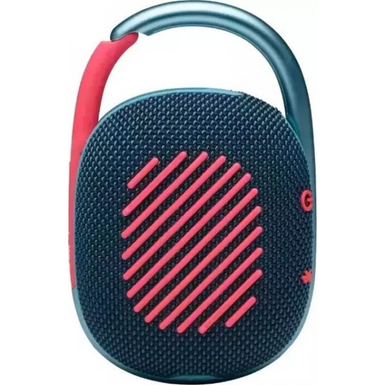 JBL Clip 4 Αδιάβροχο Ηχείο Bluetooth με 10 ώρες Λειτουργίας Blue/Pink(JBLCLIP4BLUP)
