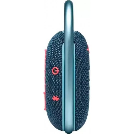 JBL Clip 4 Αδιάβροχο Ηχείο Bluetooth με 10 ώρες Λειτουργίας Blue/Pink(JBLCLIP4BLUP)