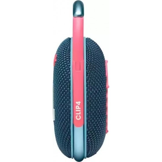 JBL Clip 4 Αδιάβροχο Ηχείο Bluetooth με 10 ώρες Λειτουργίας Blue/Pink(JBLCLIP4BLUP)