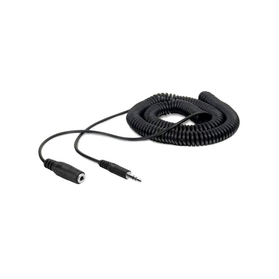 POWERTECH καλώδιο 3.5mm αρσενικό σε θηλυκό CAB-J046, 3 pin, 5m, μαύρο