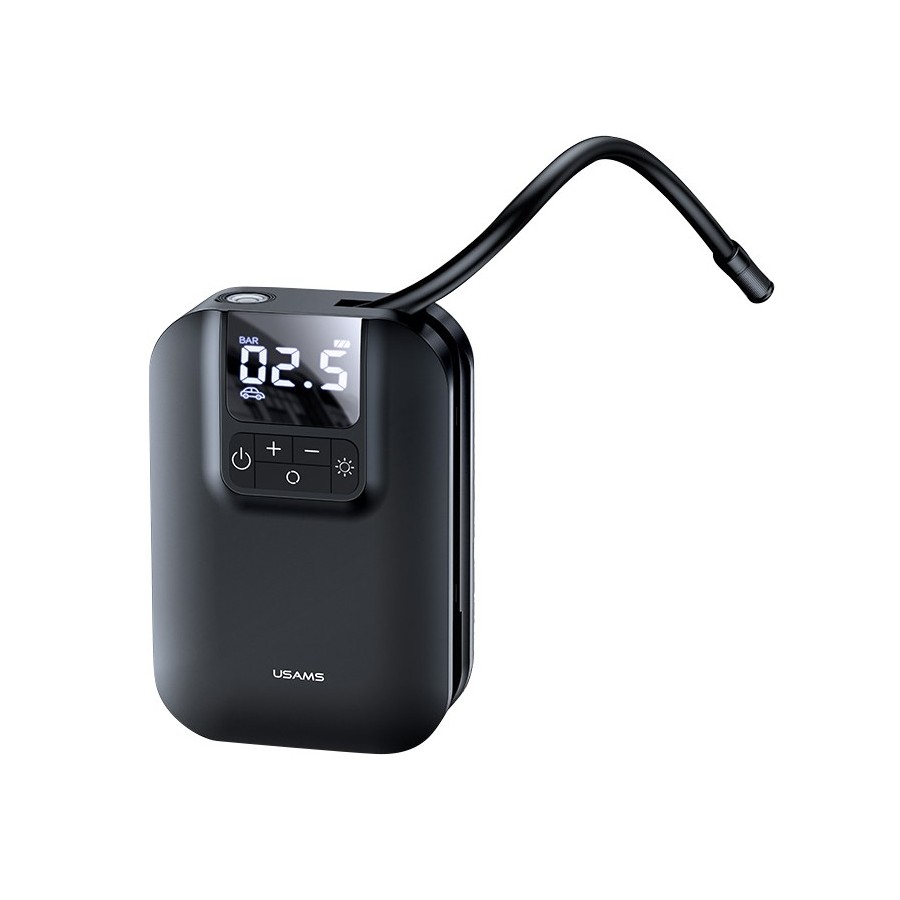 USAMS mini συμπιεστής αέρος αυτοκινήτου US-ZB215, μαύρος