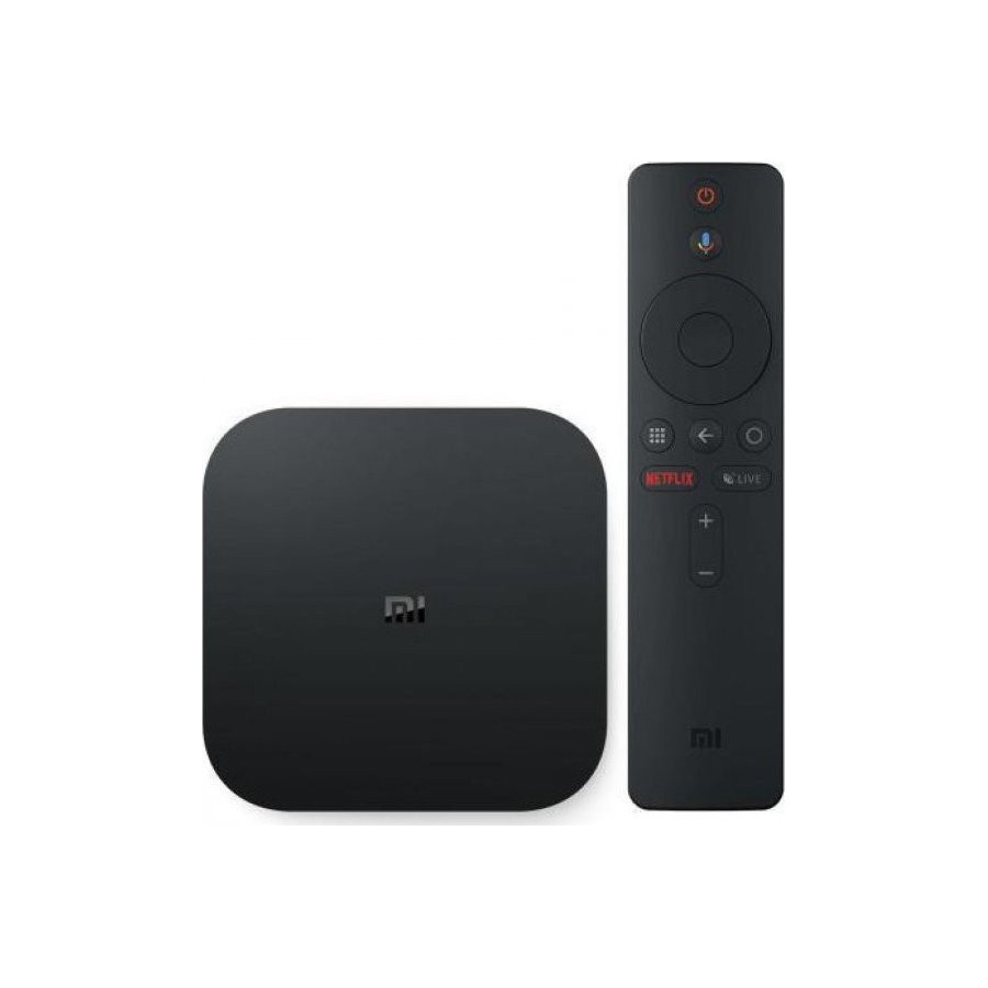 Xiaomi TV Box Mi Box S 4K UHD με WiFi USB 2.0 2GB RAM και 8GB HD Λειτουργικό Android 8.1 και Google Assistant(MDZ-22-AB)