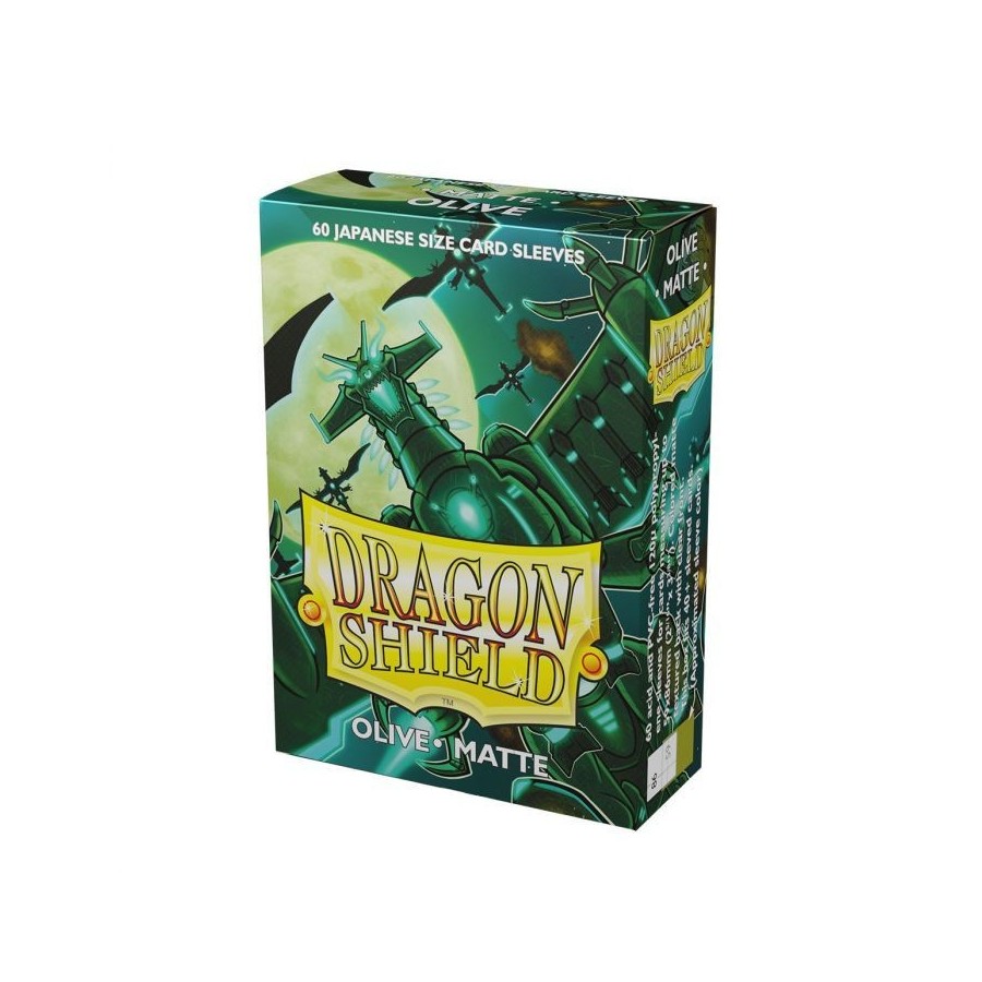 DRAGON SHIELD SMALL MATTE OLIVE SLEEVES 60CT