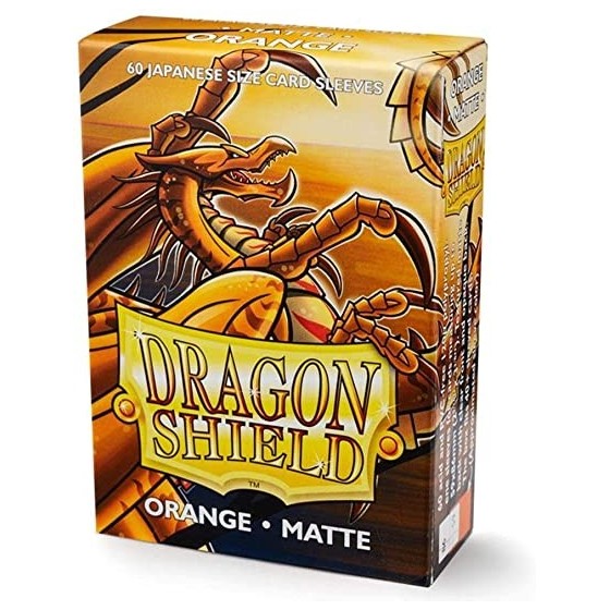 DRAGON SHIELD ORANGE SMALL MATTE 60-CT