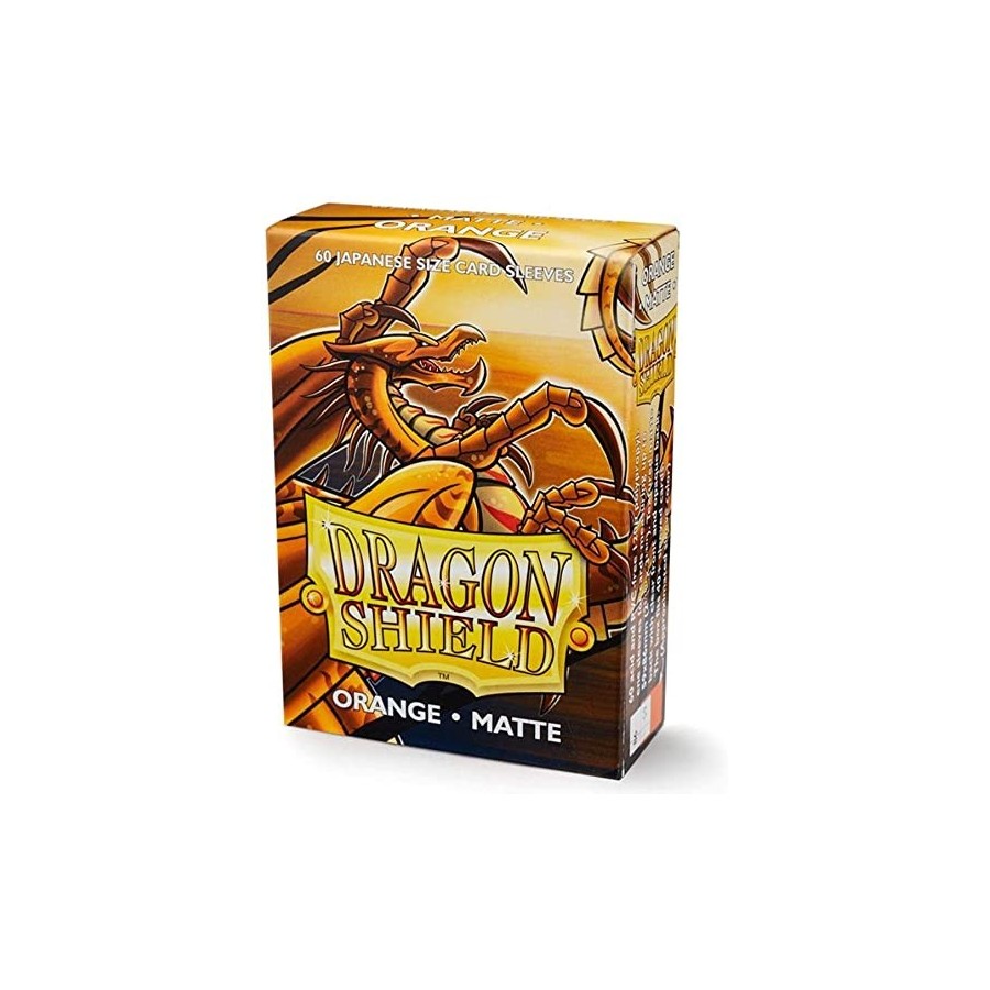 DRAGON SHIELD ORANGE SMALL MATTE 60-CT