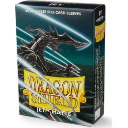Dragon Shield Small Sleeves - Japanese Matte Jet (60 Sleeves)
