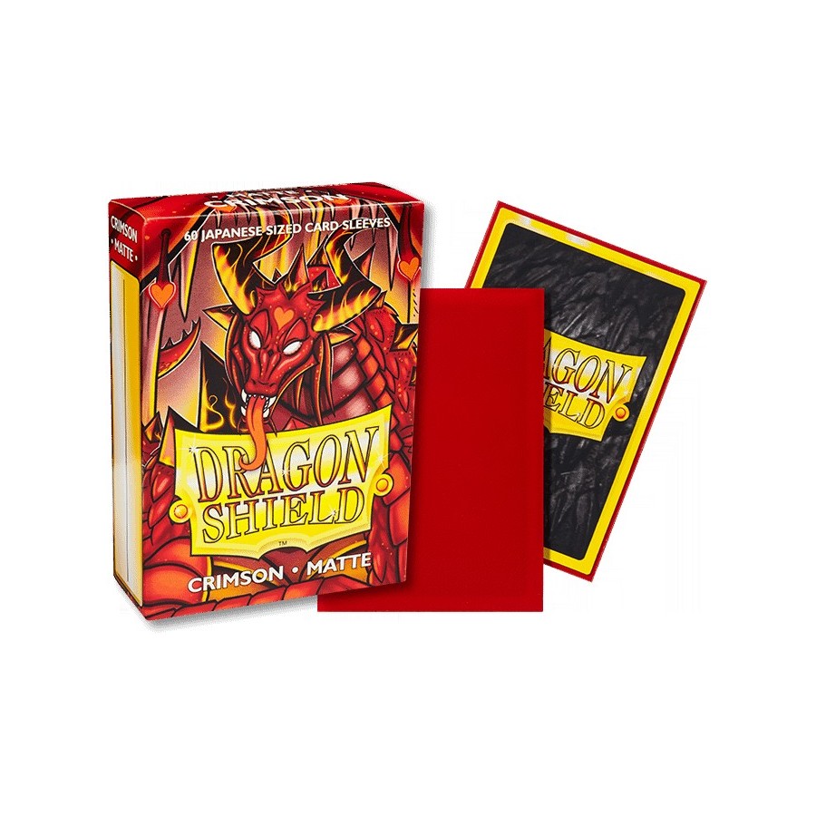 DRAGON SHIELD CRIMSON JAPAN MATTE 60τμχ
