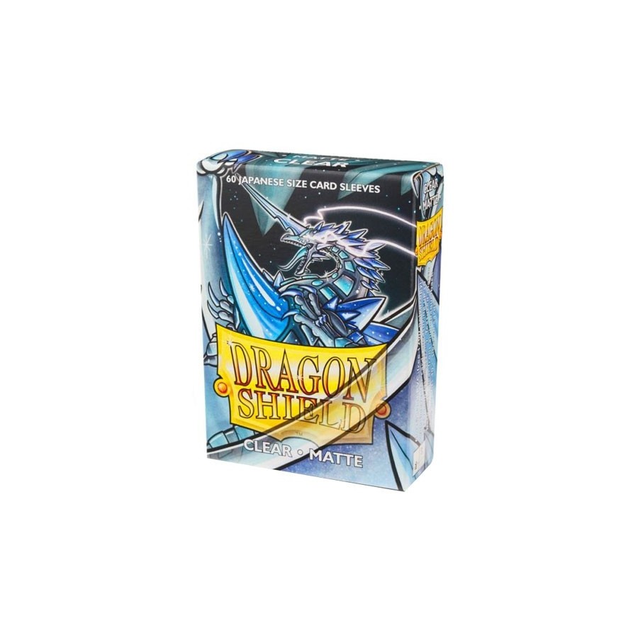 Dragon Shield Small Sleeves - Japanese Matte Clear (60 Sleeves)
