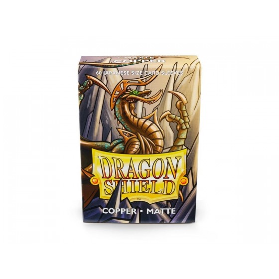 DRAGON SHIELD COPPER SMALL MATTE 60CT