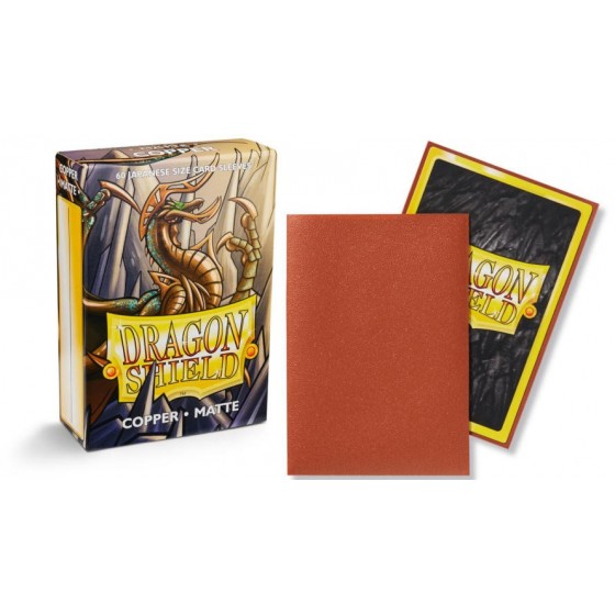 DRAGON SHIELD COPPER SMALL MATTE 60CT