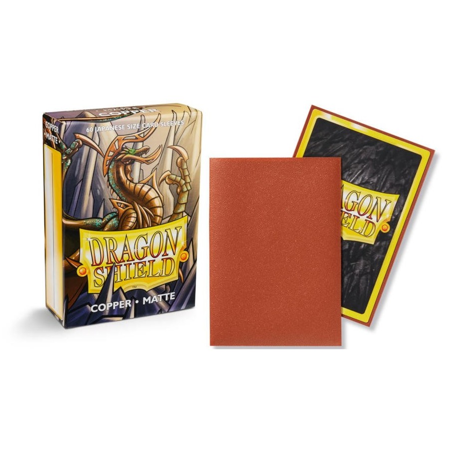 DRAGON SHIELD COPPER SMALL MATTE 60CT