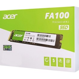 ACER SSD PCIe Gen3x4 M.2 2280 FA100, 256GB, 3300-2700MB/s