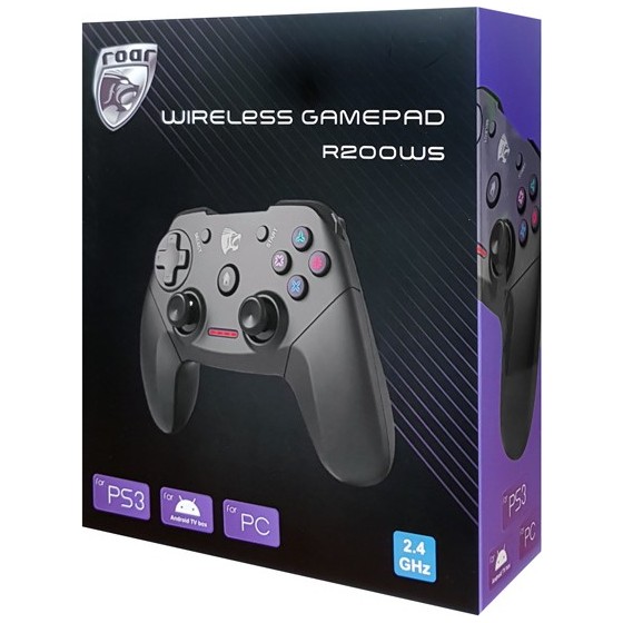 ROAR ασύρματο gamepad R200WS, με vibration, PC, PS3 & Android TV box | RR-0003