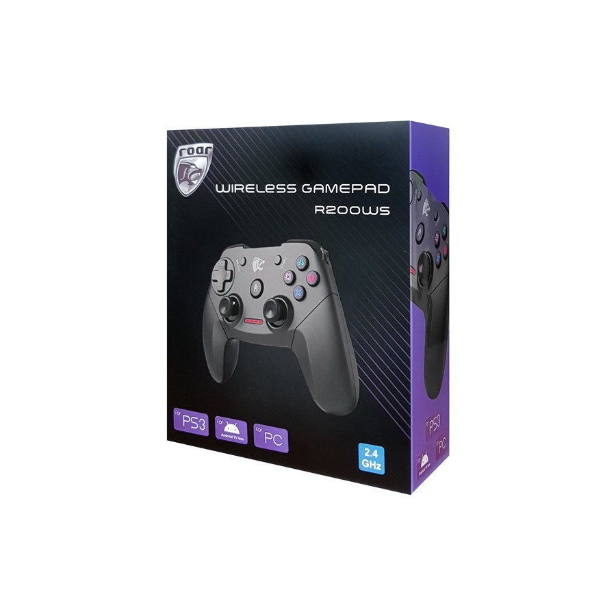 ROAR ασύρματο gamepad R200WS, με vibration, PC, PS3 & Android TV box | RR-0003