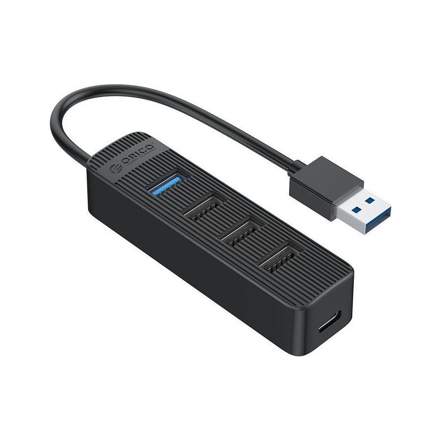 ORICO USB HUB TWU32-4A, 1X USB TYPE-C, 4X USB PORTS, ΜΑΥΡΟ