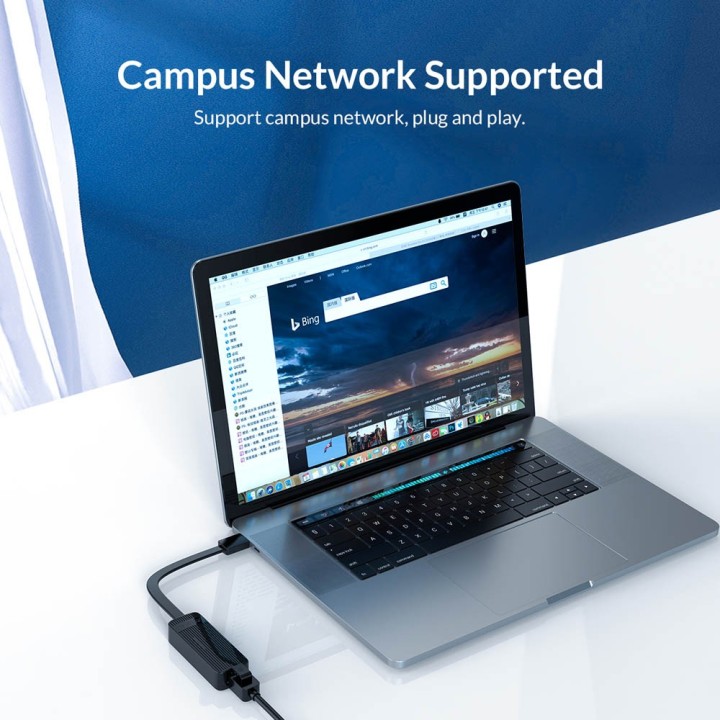 ORICO αντάπτορας USB 3.0 σε ethernet UTK-U3, 1 Gbps, μαύρο