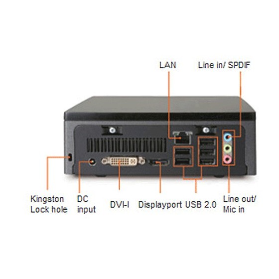 AOpen miniPC MP67-DI I5 CPU /500GB HD /8G Memory Refurbished