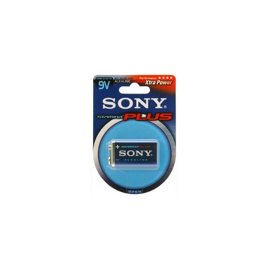 Μπαταρίες 9V SONY Αλκαλική Stamina Plus