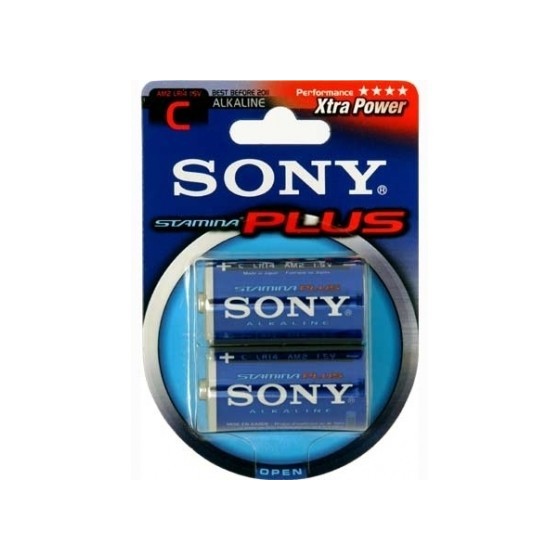 Μπαταρίες C SONY Αλκαλική Stamina Plus 2τμ