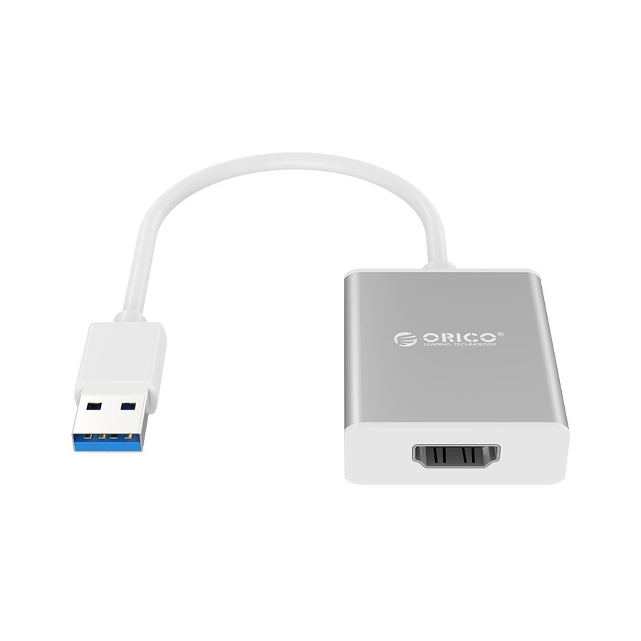 ORICO αντάπτορας USB 3.0 σε HDMI UTH-SV, 1080p, 15cm, ασημί