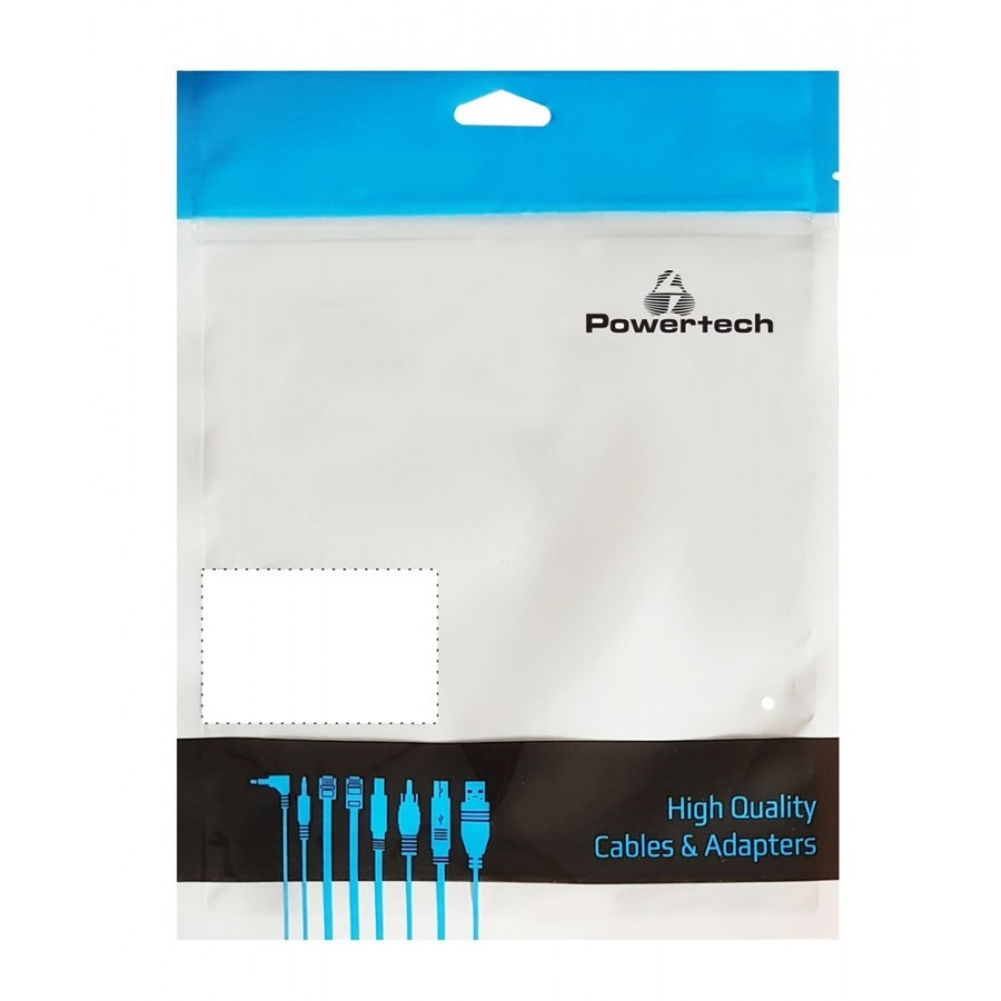 POWERTECH καλώδιο 2x RCA σε 2x RCA CAB-R002, 3m, μπλε