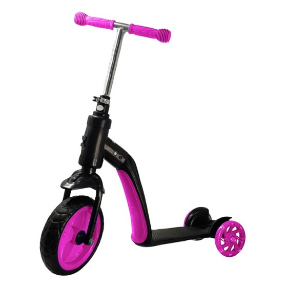 Πατίνι 2 σε 1 BIKE-0038, πολυμορφικό, ροζ