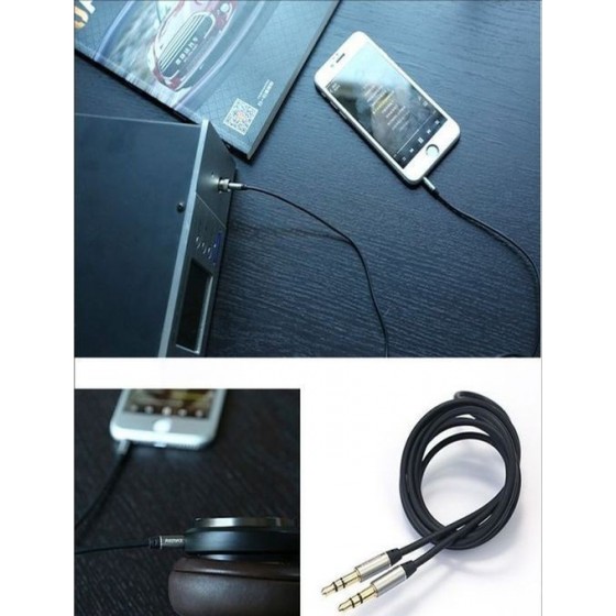 Earldom Cable 3.5mm male - 3.5mm male 1m (et-aux15) Μαύρο