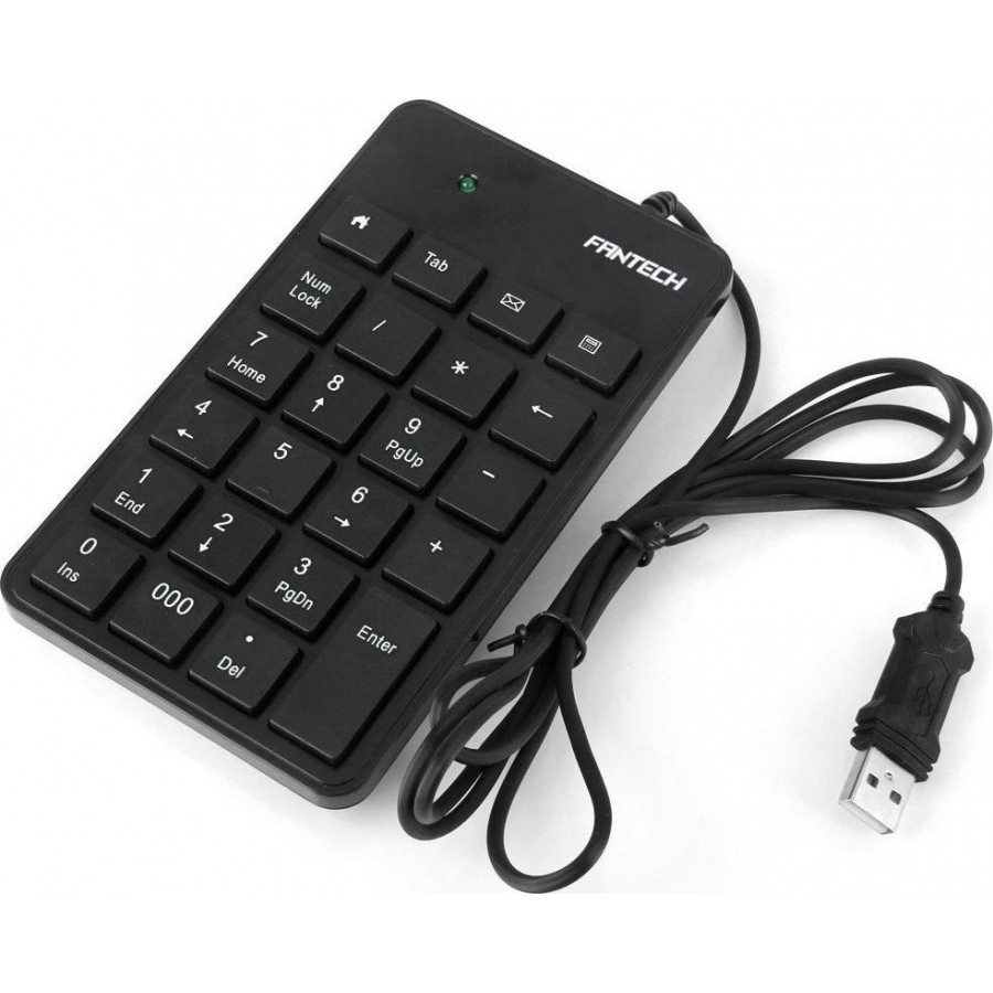 Αριθμητικό Πληκτρολόγιο FTK - 801, USB, Μαύρο(6042)