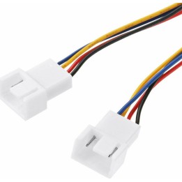 De Tech 4pin to 2x4pin Cable 0.3m Πολύχρωμο (18320)